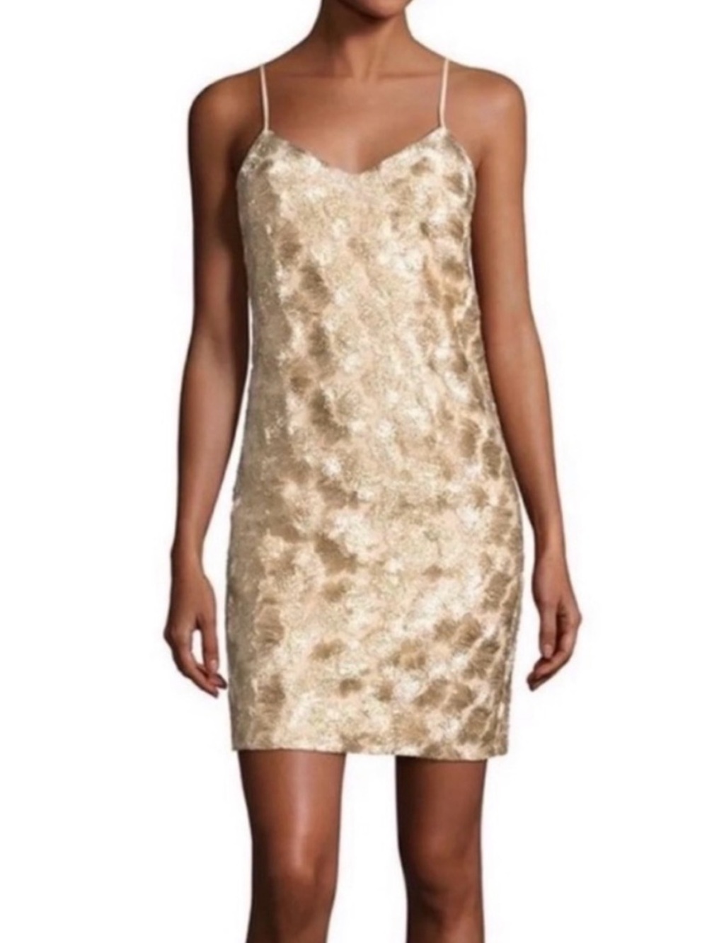 Trina Turk Metallic Floral Mini Dress Size 0 NWT